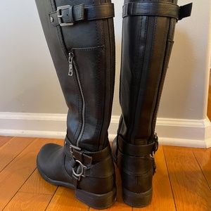 Guess tall Moto boots size 8